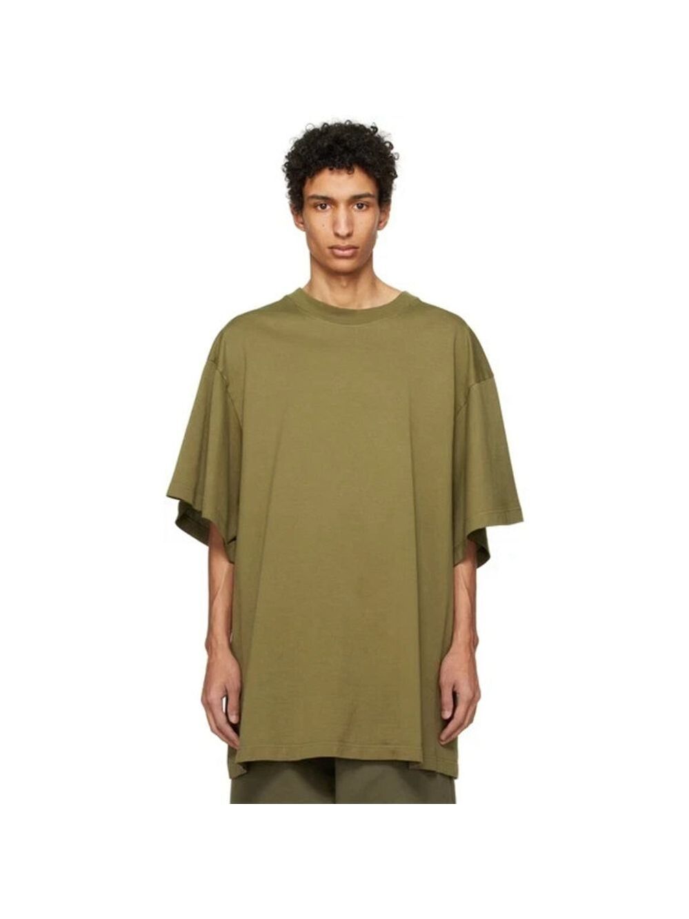 Hed Mayner Green Dropped Shoulder T-Shirt Size XS